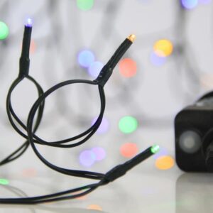 Χριστουγεννιάτικα λαμπάκια  700 led  35 μ 8  προγράμματα με μετασχηματιστή πράσινο η διάφανο λευκό καλώδιο φως  λευκά, πάγου,  πολύχρωμα,  μπλε, κόκκινο  